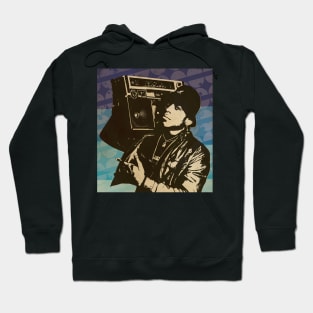 LL Coll J // Retro Poster Hiphop Hoodie